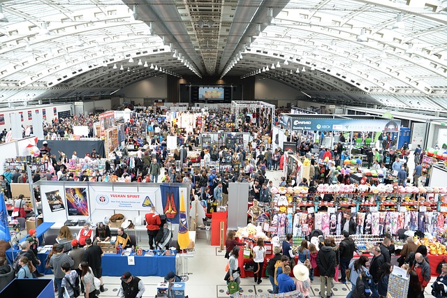 Image of Convention with many people