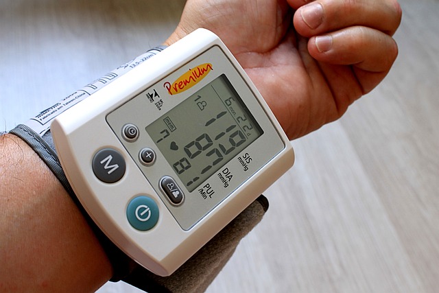 Person Checking Blood Pressure